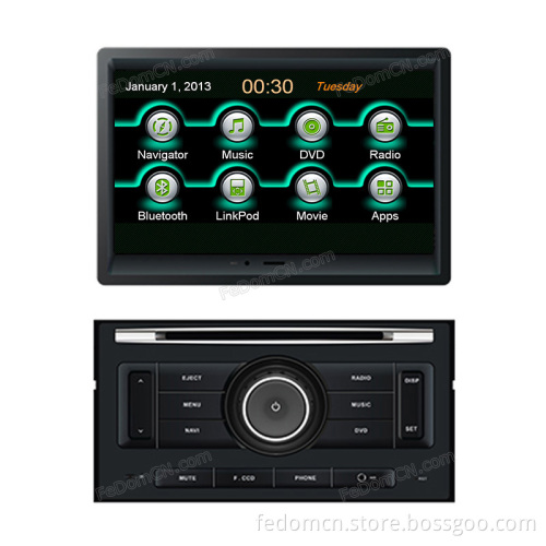 Touch Screen Car DVD Player for Nissan Patrol 2013 GPS Navigation System